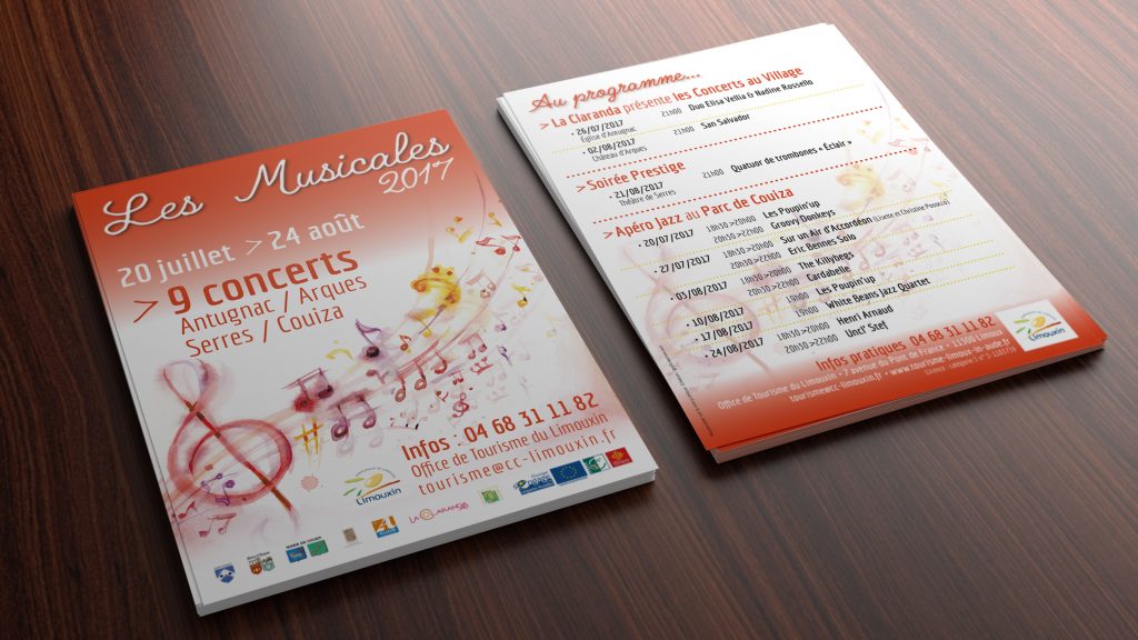 Flyer A5 Les Musicales 2017