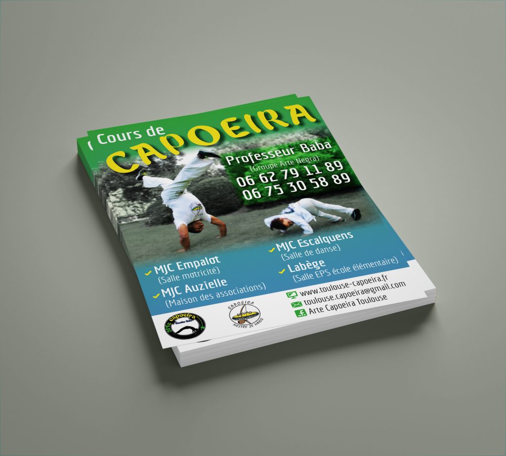 Flyer Arte Capoeira Toulouse 2017 - recto