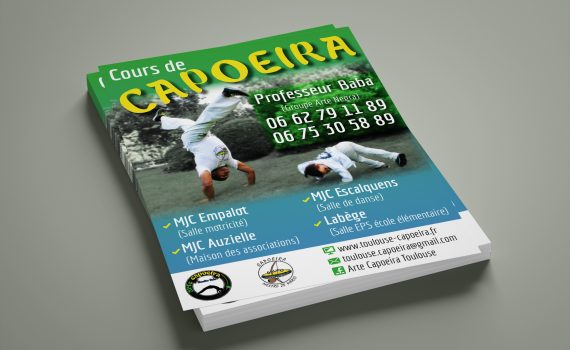 Flyer Arte Capoeira Toulouse 2017 - recto