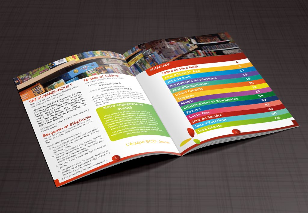 premières pages du catalogue BCD-jeux
