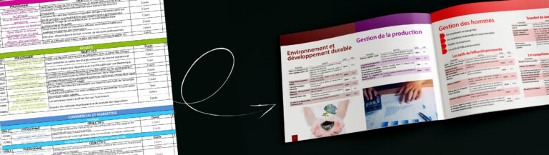 Transformation du fichier Excel de CFD Formation en catalogue de formations imprimé