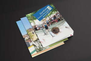 Couvertures du Bulletin Municipal de la Ville de Sorèze éditions 2015, 2016 et 2014