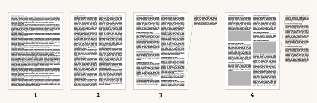 L'impact des colonnes sur la lecture