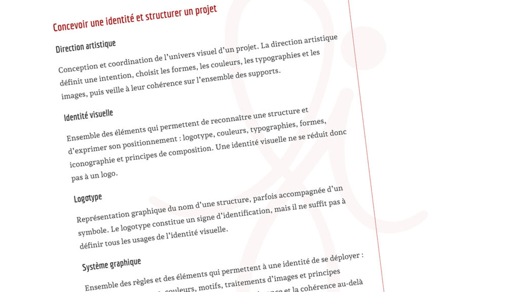 Définitions de la direction artistique, de l’identité visuelle, du logotype et du système graphique